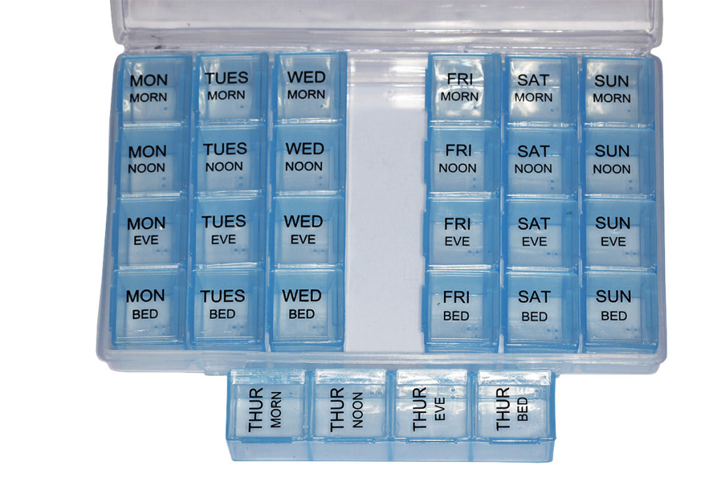 Medi-Time Pill Chest with one day strip