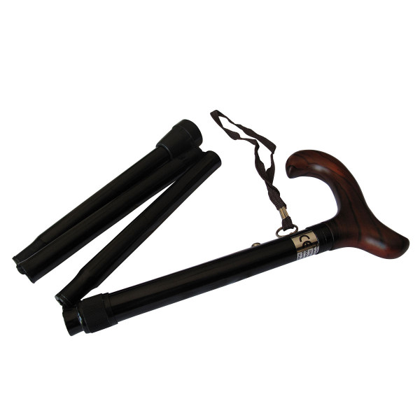 adjustable stick derby handle black